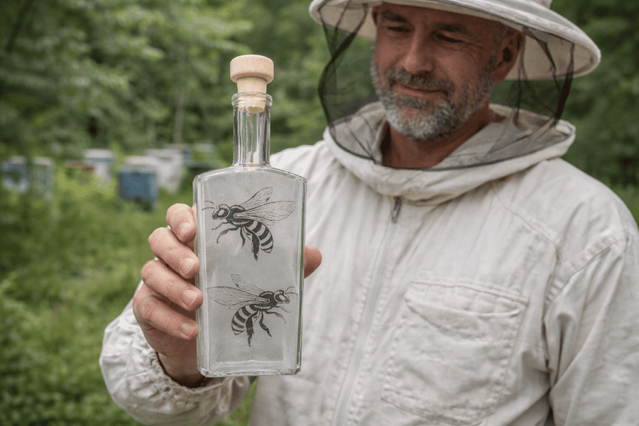 1590 včelár fľaša MK